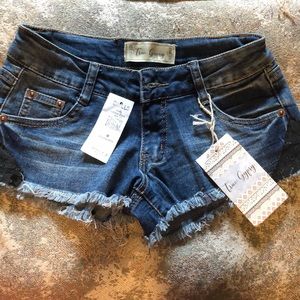 Mini jean shorts from Bealls